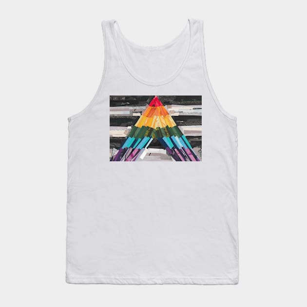 LGBT+ Ally Flag Collage Tank Top by cajunhusker